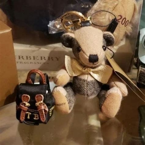 burberry teddy bear keychain ebay|Burberry coin purse keychain.